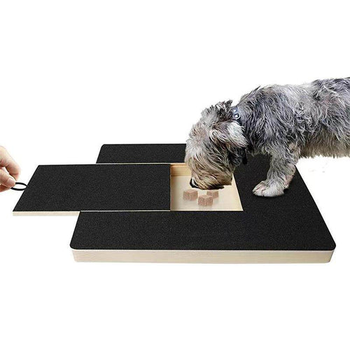 Calm Paws Dog Nail Scratch Board with Treat Box - Stress-Free Nail Care