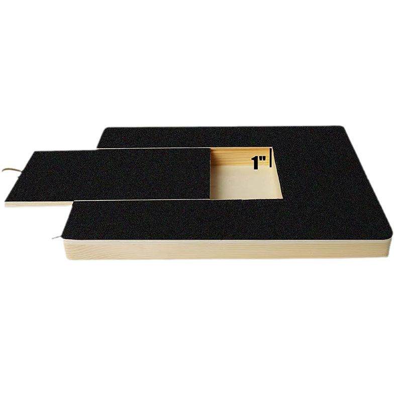 Calm Paws Dog Nail Scratch Board with Treat Box - Stress-Free Nail Care