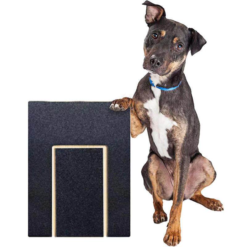 Calm Paws Dog Nail Scratch Board with Treat Box - Stress-Free Nail Care